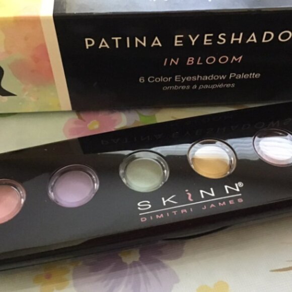 Skinn Cosmetics Patina Eyeshadow Palette IN BLOOM - 6 Shadows - BRAND NEW - Picture 1 of 9